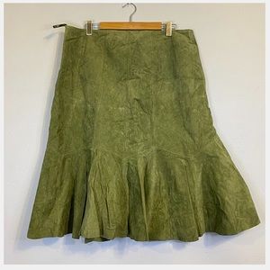 Jessica London 100% Leather Skirt